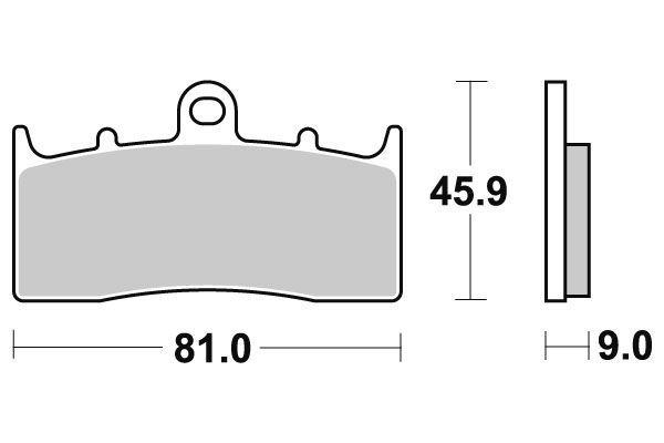 Sbs Jarrupalat Ceramic - Moottoripyörän jarrupalat - D220938 - 1