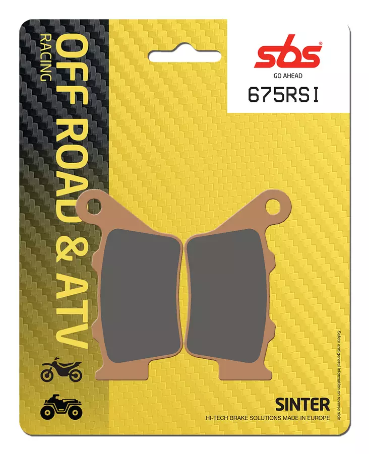 Sbs Jarrupalat Racing Sintered - Moottoripyörän jarrupalat - D28458 - 1
