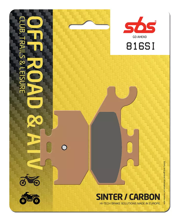 Sbs Jarrupalat Sintered Offroad - Moottoripyörän jarrupalat - D65808 - 1