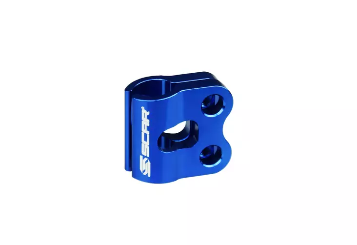 Scar Brake line clamp - Kawasaki / Suzuki / Blue color - Moottoripyörän jarrujen muut osat - D480338 - 1