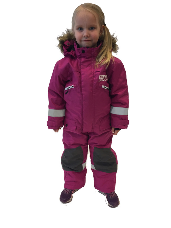 Snowpeople Junior Haalari Kodiak pinkki - Kelkkailuhaalarit / Mono Suits - 100358 - 1