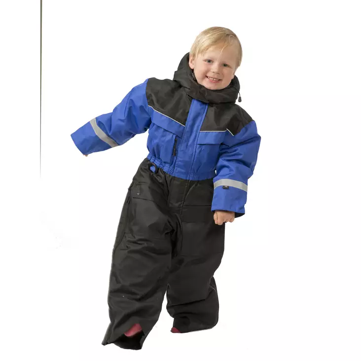 Snowpeople Safari lasten haalari sini/musta - Kelkkailuhaalarit / Mono Suits - D189848 - 1