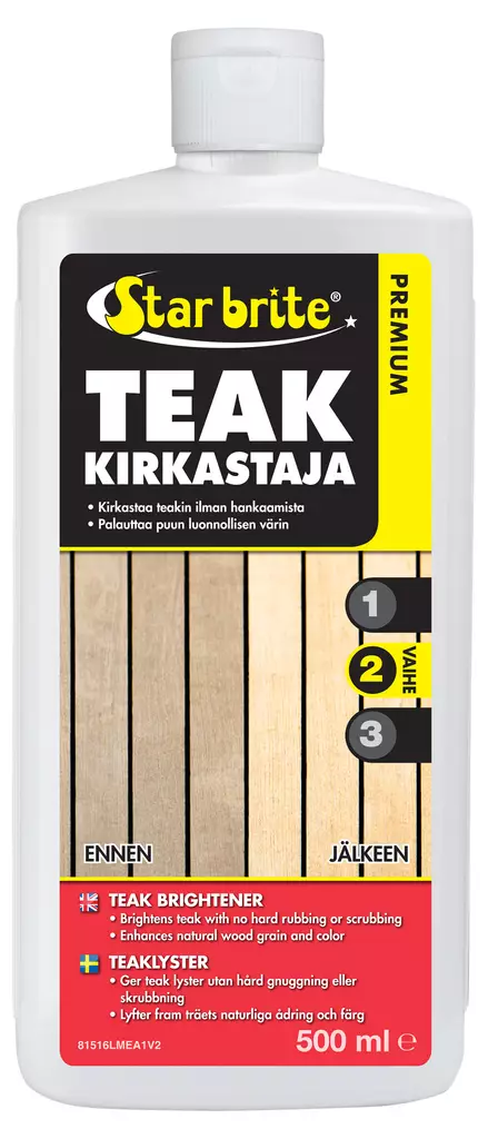 Star brite Teakin kirkaste 500ml - Veneen Tiikin & puun hoito - D259488 - 1