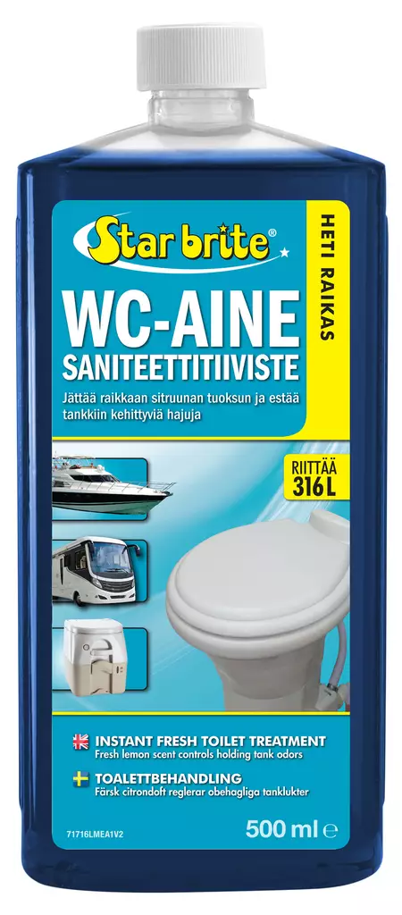 Star brite Wc-ainetiiv. sitruuna 500ml - WC kemikaalit - D259478 - 1