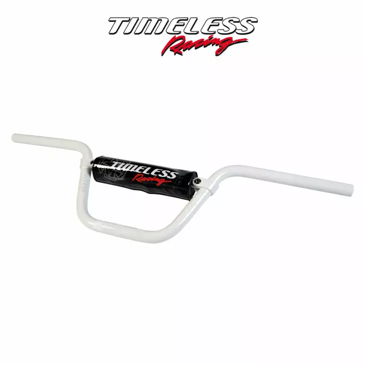 Timeless Ohjaustanko PitBike Valkoinen Alumiini l. 750mm k. 185mm - Mopon Ohjaustangot - D475368 - 1