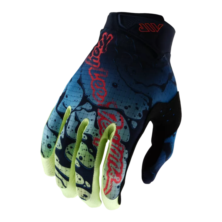 TLD Youth Air Glove Drip Glo Yellow / Dark Navy - Pyöräilyhanskat - 140488 - 1
