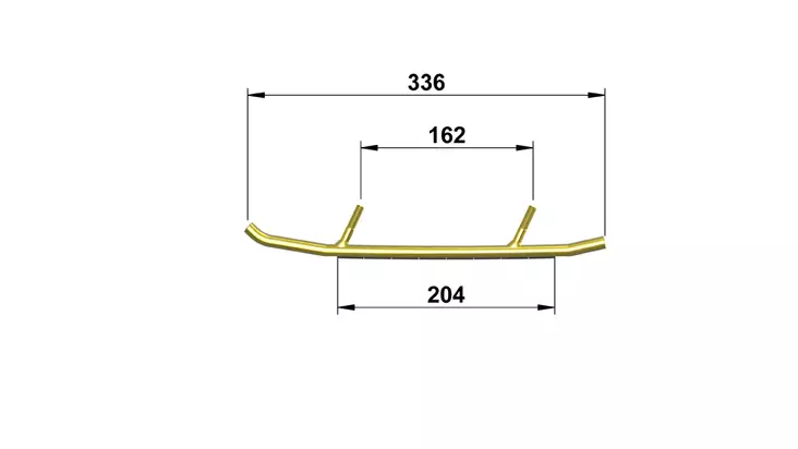 TOTALTEK SK-11R OHJARIRAUTAPARI PILOT, BLADE DS, DS+, BLADE XC+ - Moottorikelkan ohjausraudat - 52478 - 1