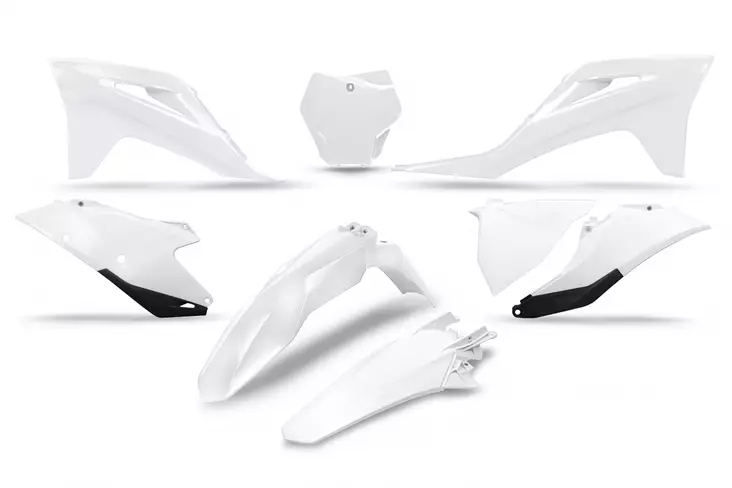 UFO Muovisarja 5-osainen Valkoinen 041 GasGas MC 125-450 2021-23 - Moottoripyörän muovisarjat - D385998 - 1