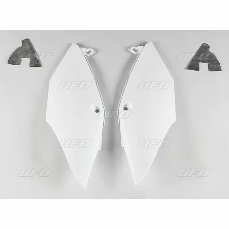 UFO Sivunumerokilvet CRF250R/RX 18-21 / CRF450R/RX 17-20 Valkoinen - Moottoripyörän numerokilvet - D242138 - 1