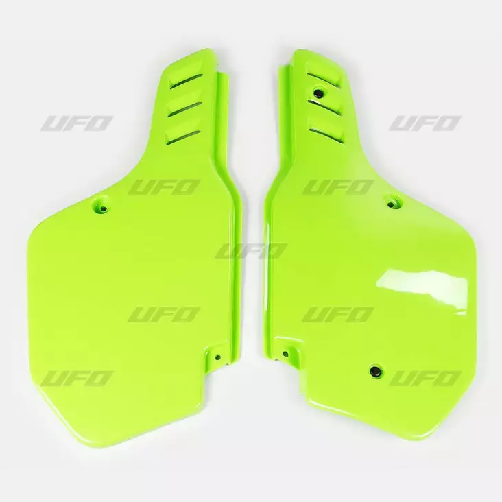 UFO Sivunumerokilvet KX125/250 88-89KX500 88-02KDX200 026 - Moottoripyörän numerokilvet - D219038 - 1