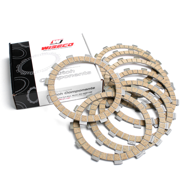 Wiseco Clutch Fiber Kit Yamaha YZ125 '98-04 (8 Fibers) - Moottoripyörän kytkinlevyt - D275278 - 1