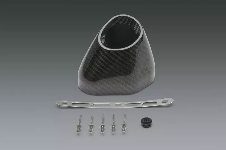 Yoshimura R-77 REPLACEMENT END CAP KIT SLASH-CUT RIGHT SIDE - Moottoripyörän äänenvaimentimen varaosat - D417778 - 1