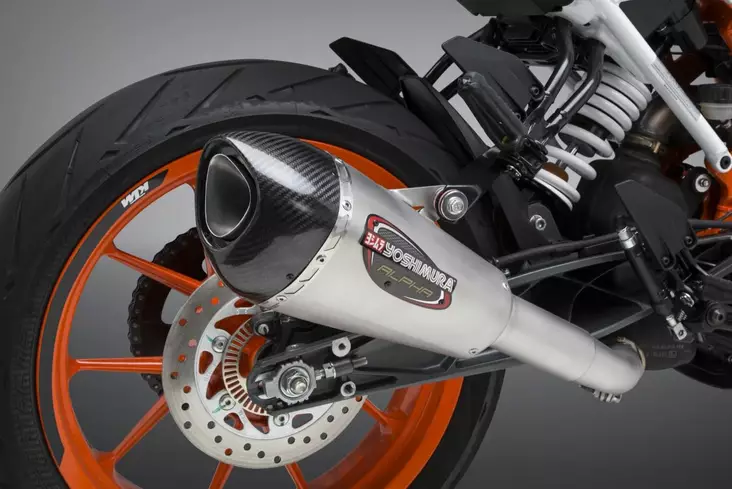 Yoshimura Slip-On Ktm 390 Duke 17-19/Rc390 17-19 Street Alpha T So Ss-Ss-Cf Work - Moottoripyörän äänenvaimentimet - D334338 - 1