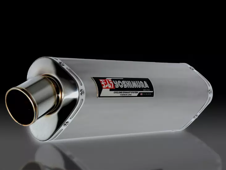 Yoshimura Slip-On Suzuki GSX-R600 01-05/750 00-05/1000 01-04 Tri-Oval ST EEC - Moottoripyörän äänenvaimentimet - D341548 - 1