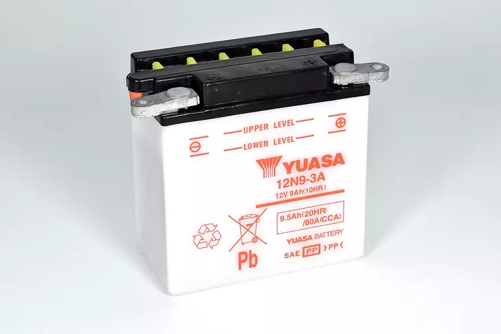 Yuasa akku, 12N9-3A (dc) akkuhappoa ei mukana (5) - Akut - D738 - 1