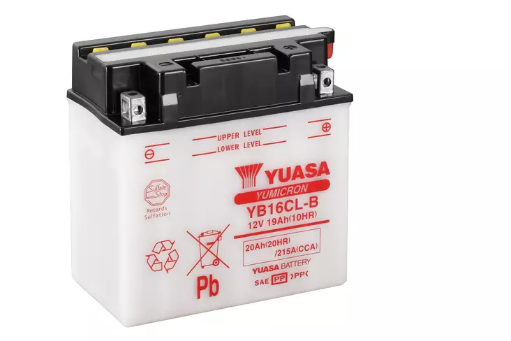 Yuasa akku YB16CL-B (cp) Happopatruuna mukana (2) - Akut - D52158 - 1