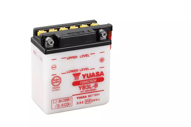 Yuasa akku YB3L-B (cp) Happopatruuna mukana (10) - Akut - D758 - 1