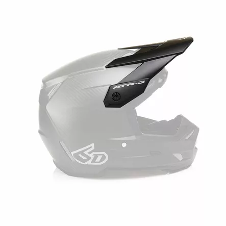 6D Helmet ATR-3 Visor Solid Matte Black - Muut varaosat - D549329 - 1