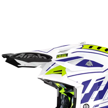 Airoh Aviator 3 Lippa Rampage sininen - Offroad kypärien lipat - D388559 - 1