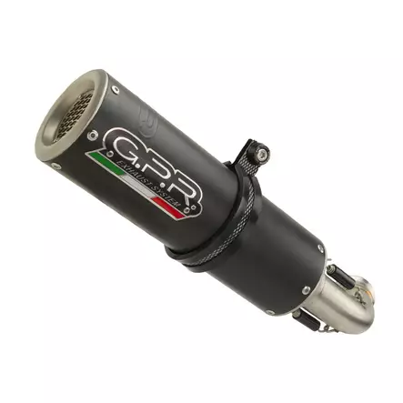 GPR Bmw S 1000 Xr 2017/19 e4 Racing slip-on exhaust M3 Black Titanium - Moottoripyörän äänenvaimentimet - D425659 - 2
