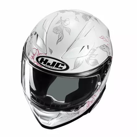 HJC Kypärä F71 Eliz Valkoinen/Pinkki MC8 - Umpikypärät - D504309 - 2