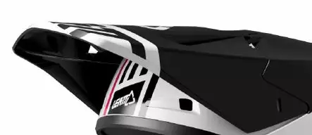Leatt Lippa GPX 3.5 Junior valkoinen - Offroad kypärien lipat - D255979 - 1