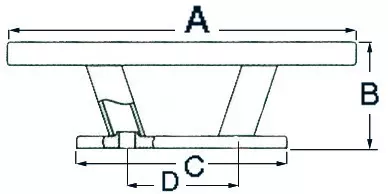 Osculati Nordik pollari RST 150mm - Veneen Knaapit & pollarit - D124849 - 2