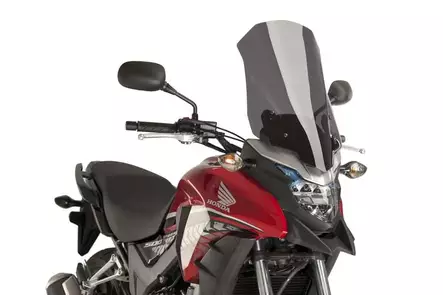 Puig Touring Screen N.G. Honda Cb500X 16'- C/Dark Sm - Moottoripyörän tuulisuojat - D301779 - 1