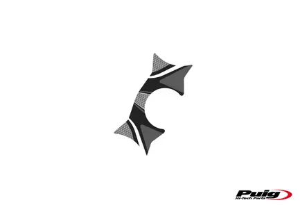 Puig Yoke Protector Kawasaki Zzr1400 06-15 C/Grey - Moottoripyörän kaatumatapit - D300269 - 1