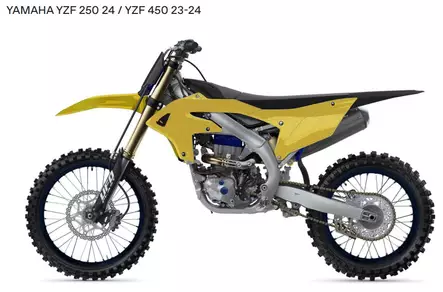 UFO Plastic kit 6-parts YZ250F 24-.. YZ450F 23-25 Gold/Black - Moottoripyörän muovisarjat - D503579 - 1