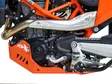 AXP Adventure Skid Plate HDPE 8mm Orange KTM 690 ENDURO R/SMC R 26- - Moottoripyörän pohjapanssarit - D546649 - 5