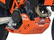 AXP Adventure Skid Plate HDPE 8mm Orange KTM 690 ENDURO R/SMC R 26- - Moottoripyörän pohjapanssarit - D546649 - 2
