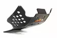 AXP Skid Plate PHD 6mm Black TM Racing 250EN/300EN/250MX/300MX 11-18 - Moottoripyörän pohjapanssarit - D343069 - 1