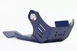 AXP Xtrem HDPE Skid Plate Blue Husqvarna FC250/FC350/FX350 23- / FE250/FE350 24- - Moottoripyörän pohjapanssarit - D474139 - 1