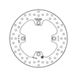 Brembo Serie Oro jarrulevy - Moottoripyörän jarrulevyt - D122869 - 1