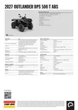 Can-Am 27 Outlander DPS 500 T3b ABS Granite Gray - Can-Am mönkijät 2027 mallisto - 146959 - 3