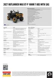 Can-Am 27 Outlander MAX XT-P 1000R T3b ABS SAS Dusty Navy & Orange Crush - Can-Am mönkijät 2027 mallisto - 146969 - 3