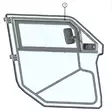 DFK Ovipaneeli Oikea Can-Am Maverick Trail - DFK varaosat & tarvikkeet - D465359 - 1
