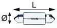 Festoon 12V 10W - Veneen Polttimot - D123069 - 2