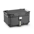 Givi Trekker Outback EVO Black alum. case 58 ltr sold without lock Monokey - Moottoripyörän kovat laukut - D504039 - 1