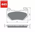 GOLDFREN Jarrupalat 445 Ceramic Carbon S33 - Moottoripyörän jarrupalat - D530339 - 1