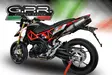 GPR Aprilia Dorsoduro 750 2008/16 Pair EC-Approv. slip-on exhaust Gpe Ann. Titai - Moottoripyörän äänenvaimentimet - D422419 - 10
