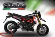 GPR Aprilia Shiver 750 - Gt 2007/16 Pair Racing slip-on exhaust Furore Nero - Moottoripyörän äänenvaimentimet - D422429 - 8