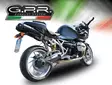 GPR Bmw R 1200 S 2006/08 Pair EC-Approv. slip-on exhaust Furore Nero - Moottoripyörän äänenvaimentimet - D422449 - 9