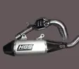 HGS Täysputkisto 4T new design KTM450SX-F FC450 MC450F 23-.. Grey Carbon - Moottoripyörän pakoputkistot - D460729 - 1