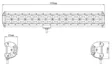 Kinwons Led Kaukovalopaneeli 10-30V 336W Flood - Työvalot - D524249 - 2