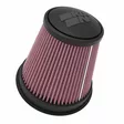 K&N Universal Air Filter 5"Flg 8-1/2"B 5"T 10-1/2"H Gen 3 - Moottoripyörän ilmansuodattimet - D540729 - 1
