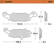 Moto-Master Jarrupalat RoadPRO Sinter eteen GSX600F 98-06 ZR-7 99-04 - Moottoripyörän jarrupalat - D245169 - 1