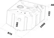 Polttoainesäiliö 1000x870x580 352 l (bensiini/diesel) - Polttoainesäiliöt - D147629 - 2