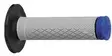 Protaper Tupet Tri-Density Diamond Harmaa/Sininen - Moottoripyörän kahvakumit - D120089 - 1